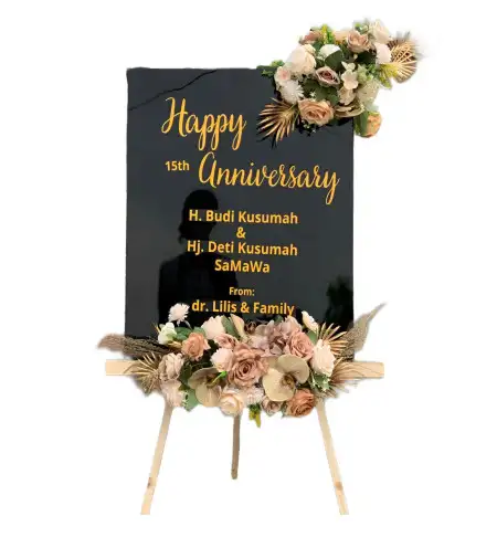 Papan Bunga Akrilik Mustika
